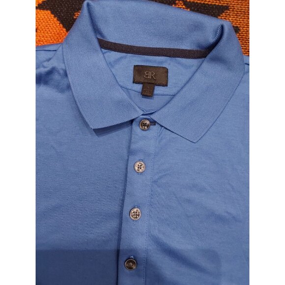 Banana Republic Cerulean Blue Dress Polo. Size Large - Picture 11 of 11